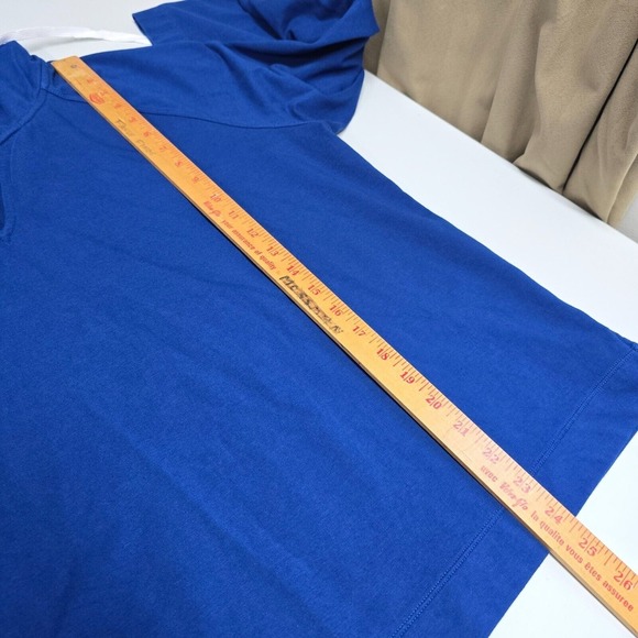 Lilly Pulitzer Kiawah Cropped Hoodie Womens XXL Blue Long Sleeve Soft Pullover - Picture 11 of 12